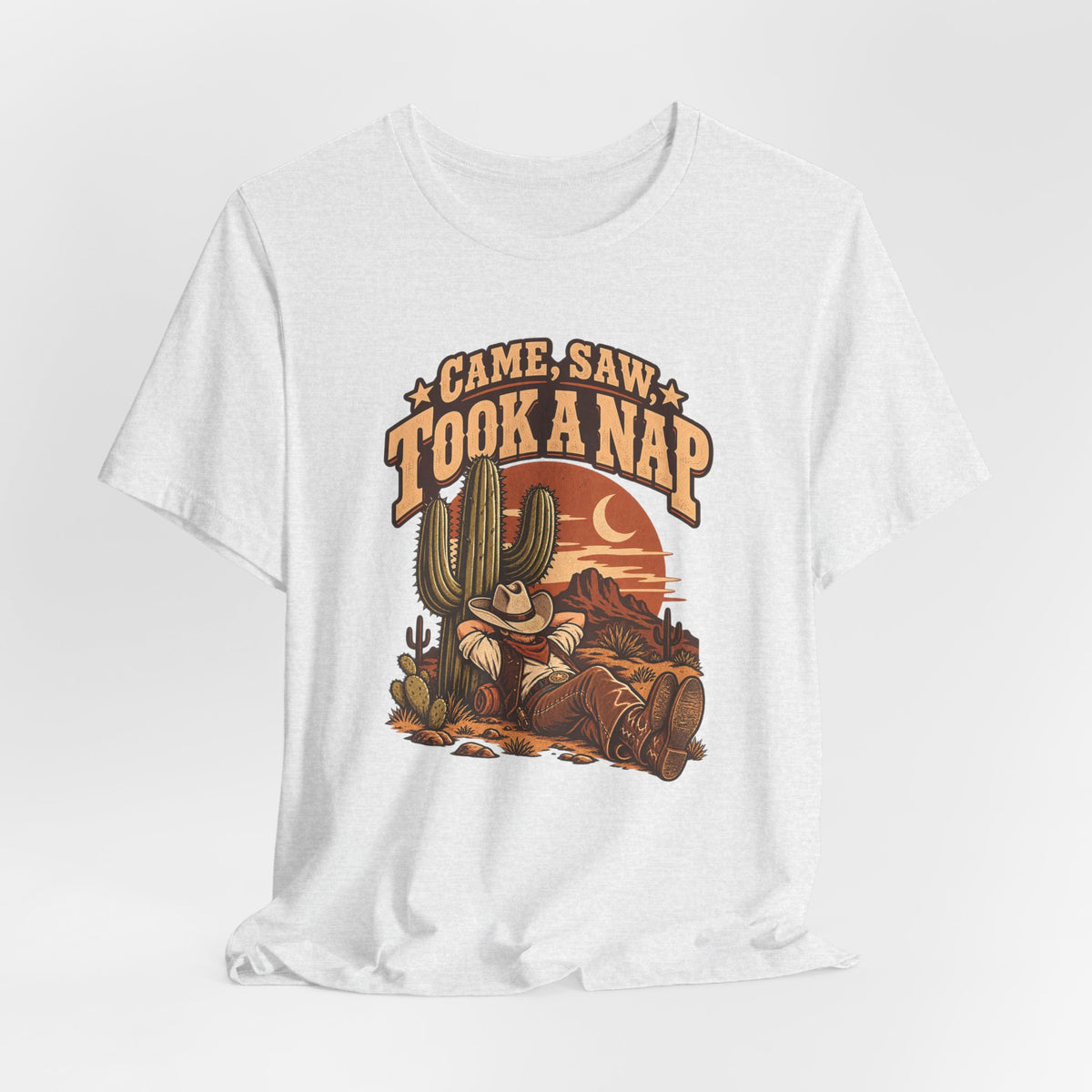 Came, Saw, Took A Nap Funny Self-Deprecating T-Shirt