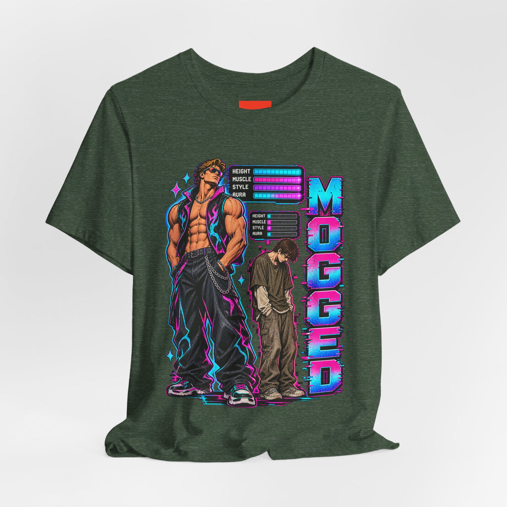 MOGGED Funny Y2K Graphic T-Shirt