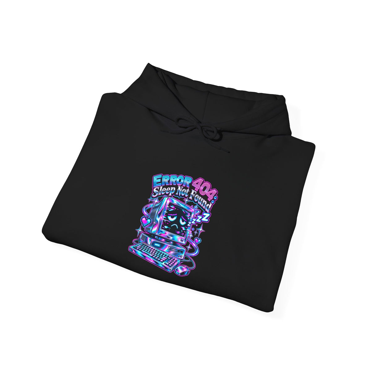 Error 404: Sleep Not Found Funny Programmer Hoodie