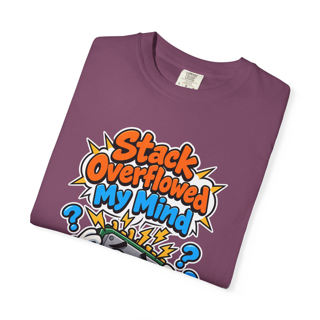 Stack Overflowed My Mind Funny Programmer T-Shirt