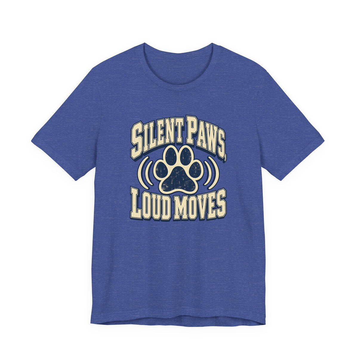 Silent Paws, Loud Moves Funny Cat Lover T-Shirt