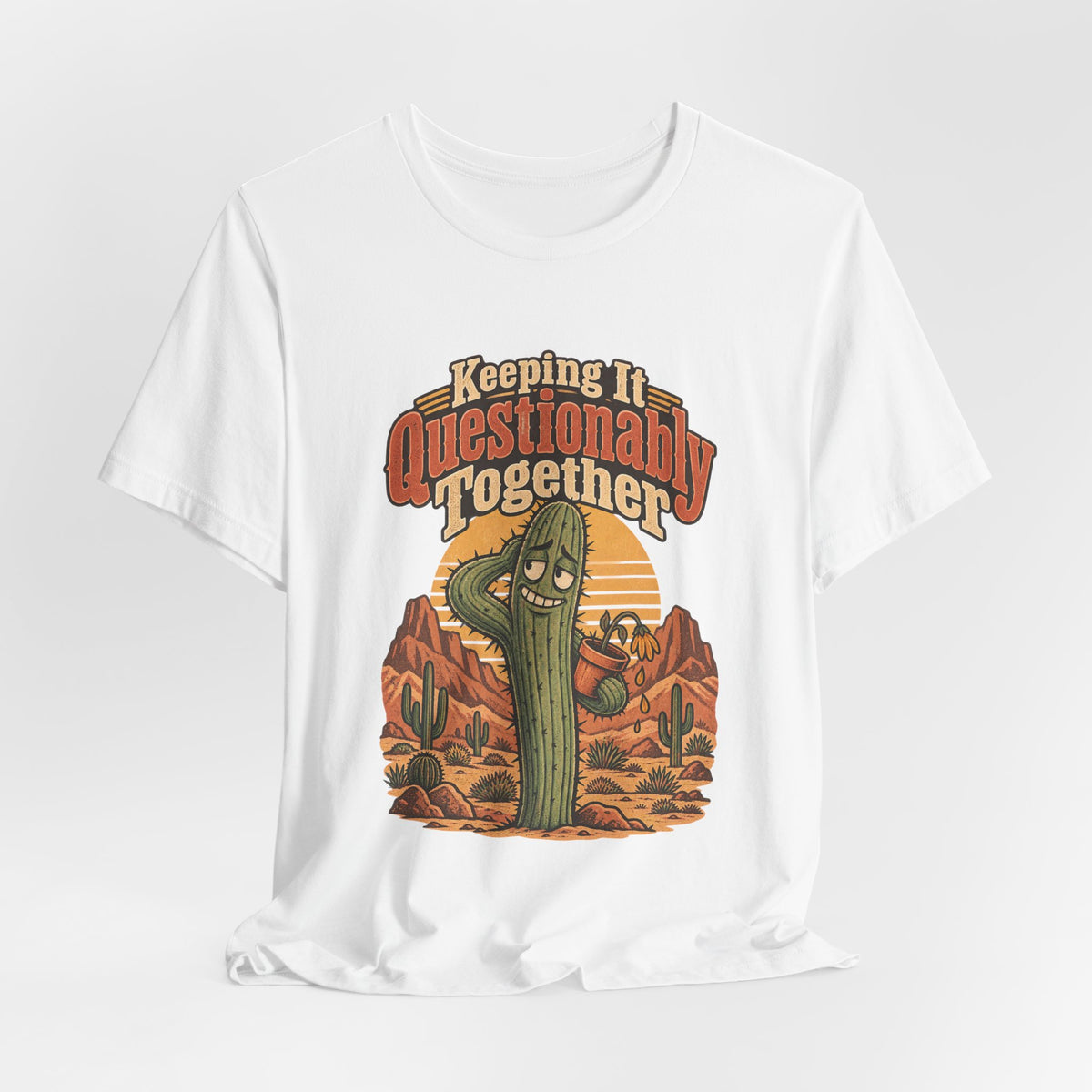 Keeping It Questionably Together Funny Western Ranch T-Shirt