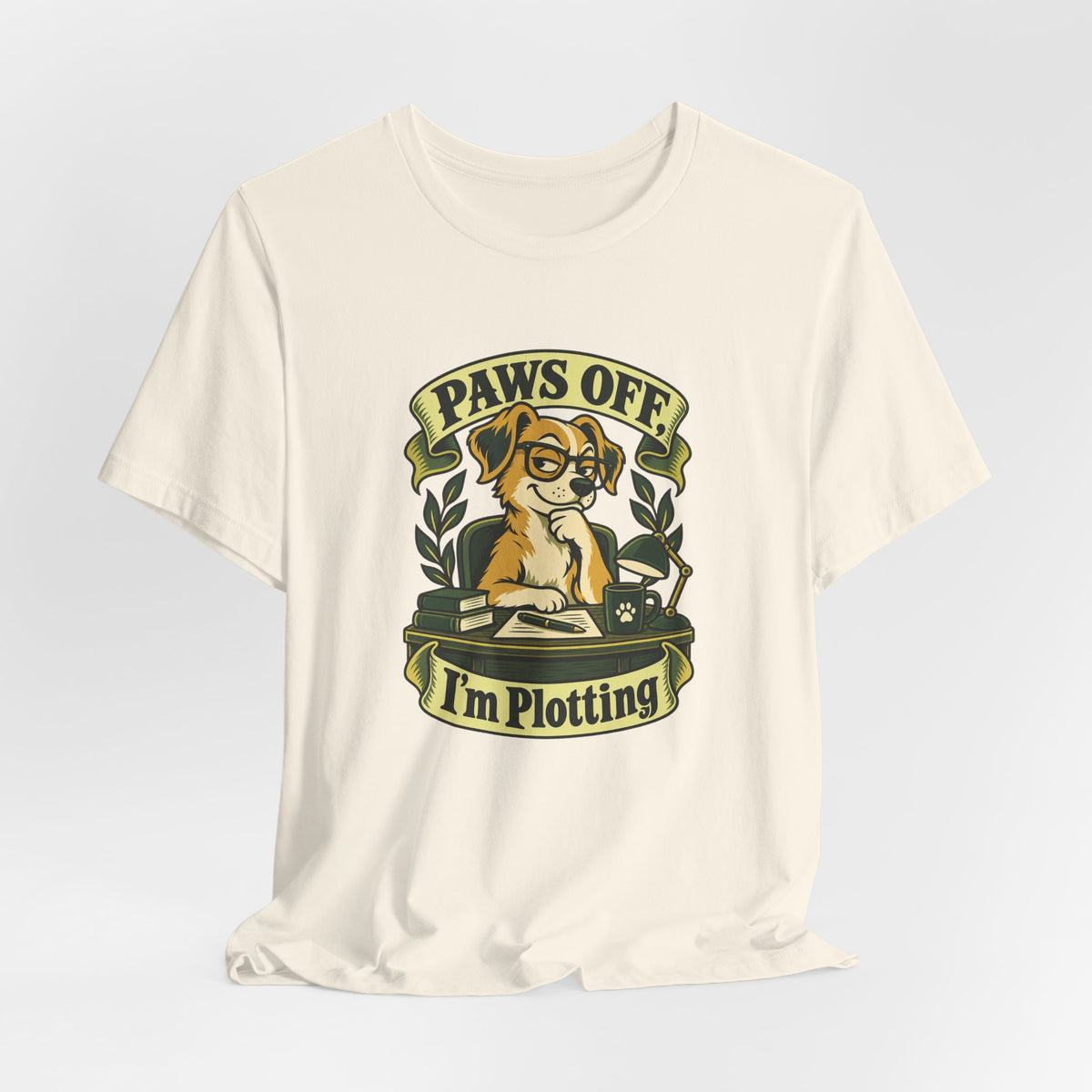 Paws Off, I’m Plotting Funny Pet Humor T-Shirt
