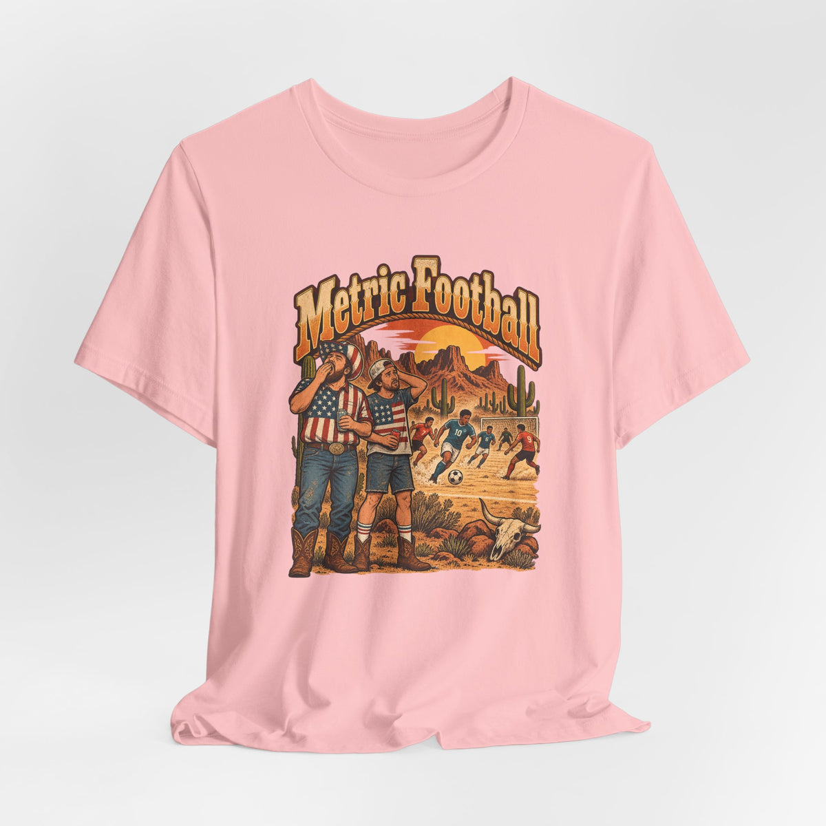 Metric Football Funny Western Ranch T-Shirt