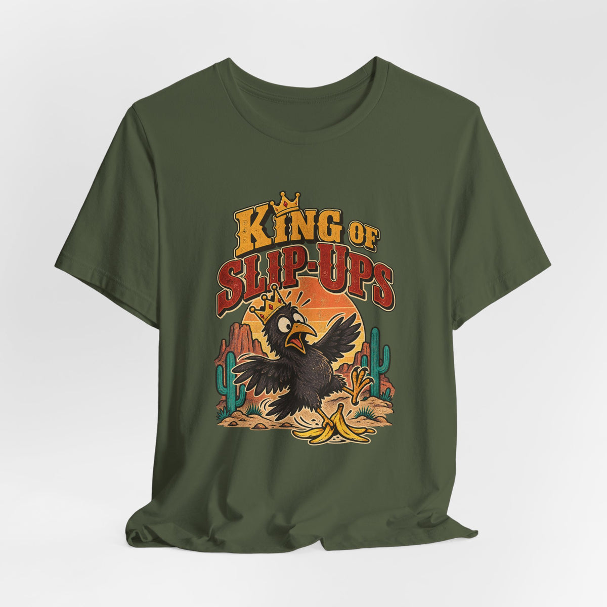 King of Slip-Ups Funny Western Ranch T-Shirt