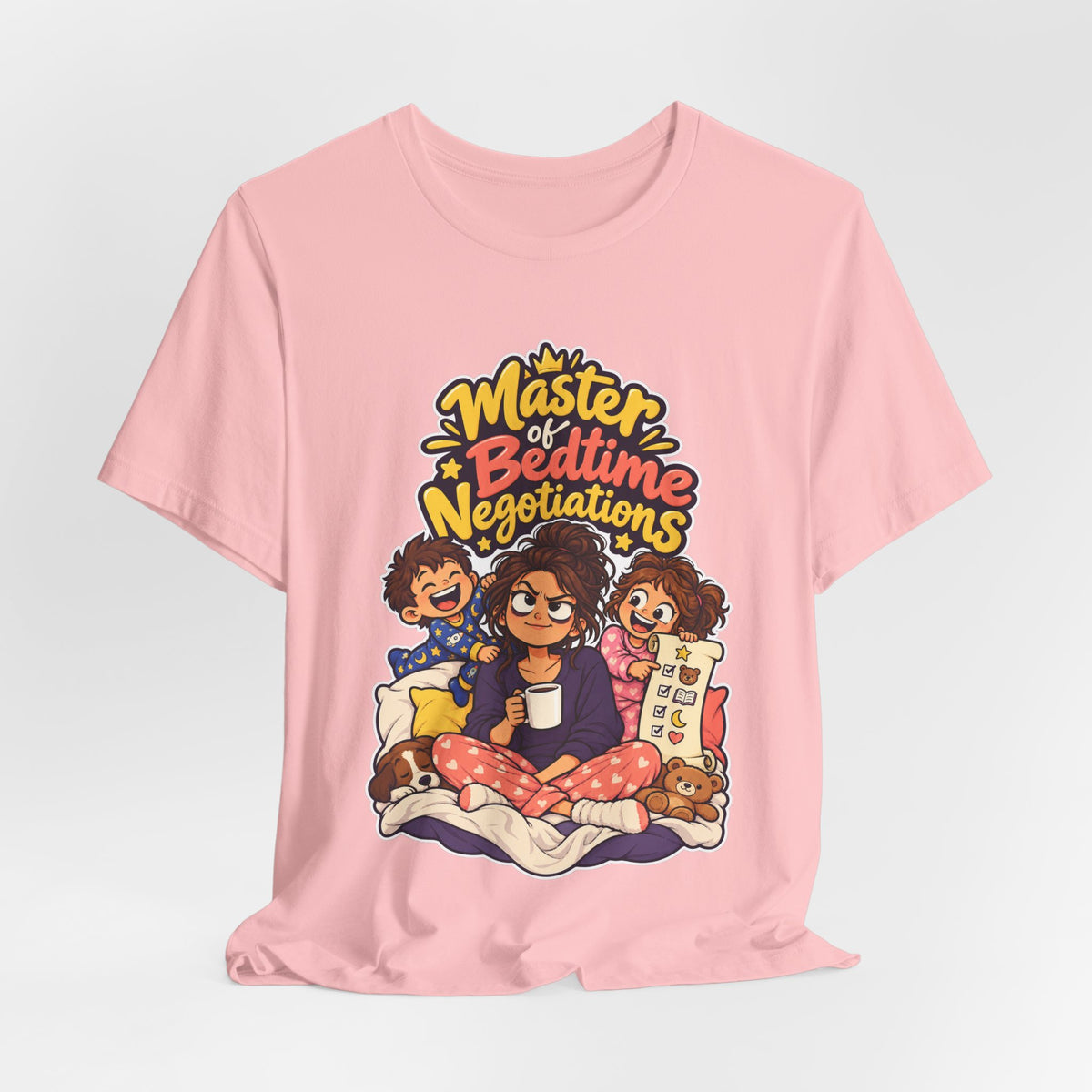 Master of Bedtime Negotiations Funny Parent Humor T-Shirt
