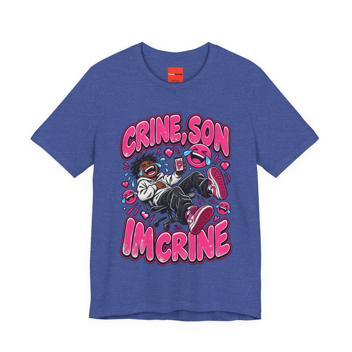 CRINE, SON IM CRINE Funny Y2K Graphic T-Shirt