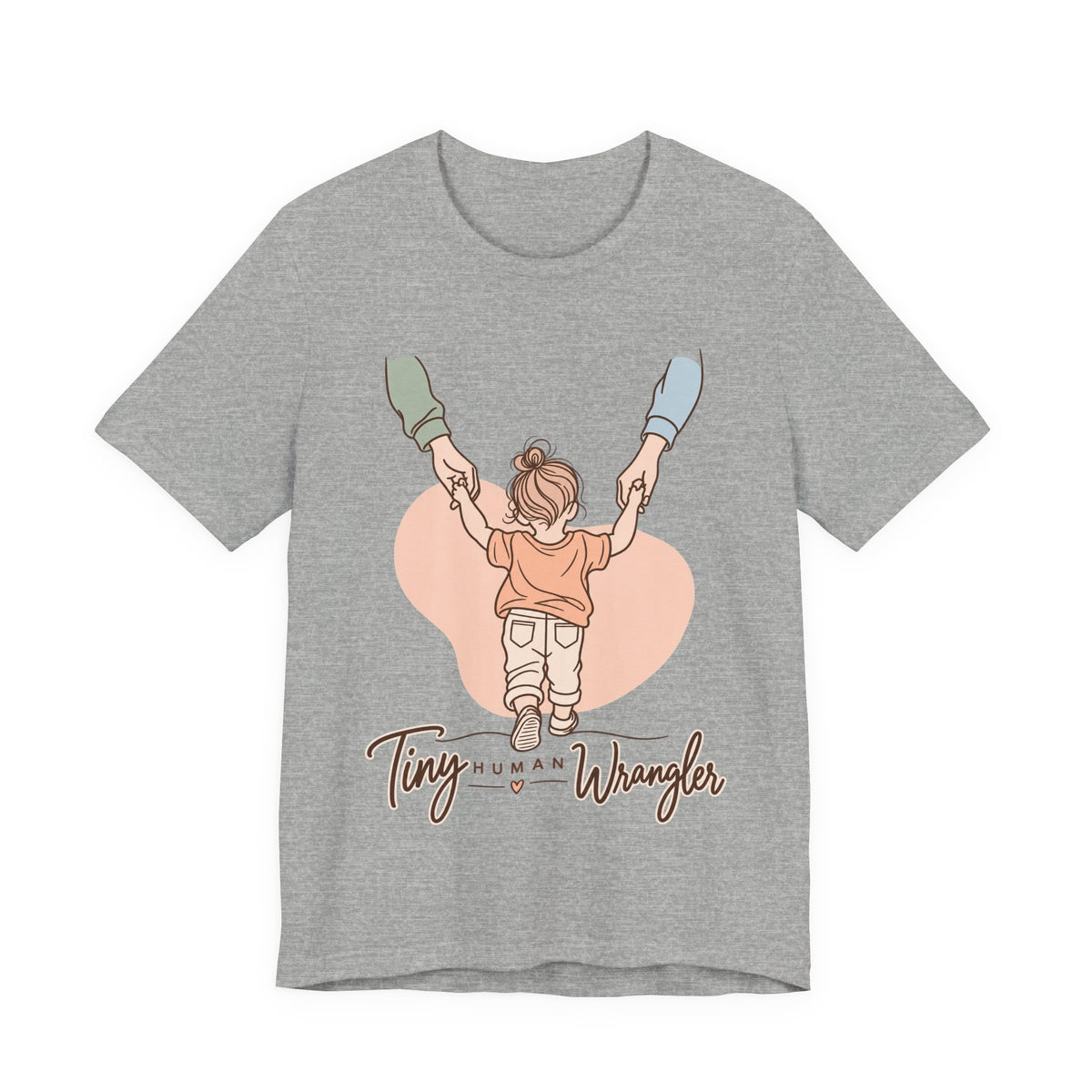 Tiny Human Wrangler Funny Parent T-Shirt