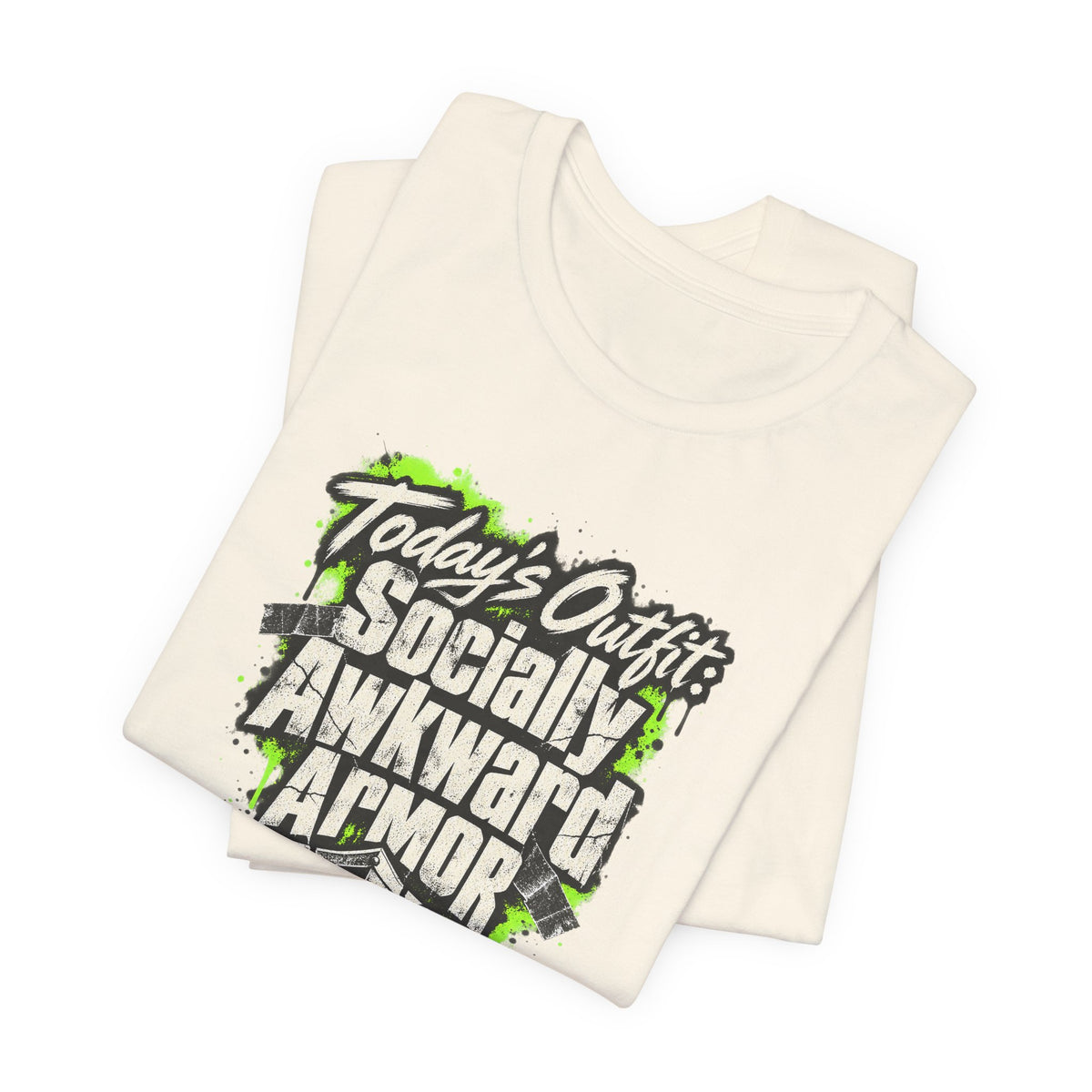 Today’s Outfit: Socially Awkward Armor Funny Introvert T-Shirt