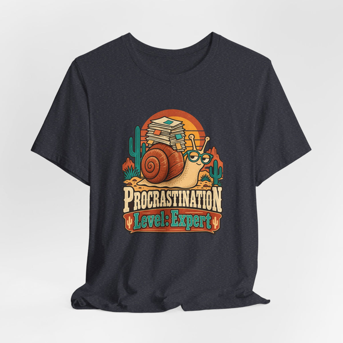 Procrastination Level: Expert Funny Student T-Shirt