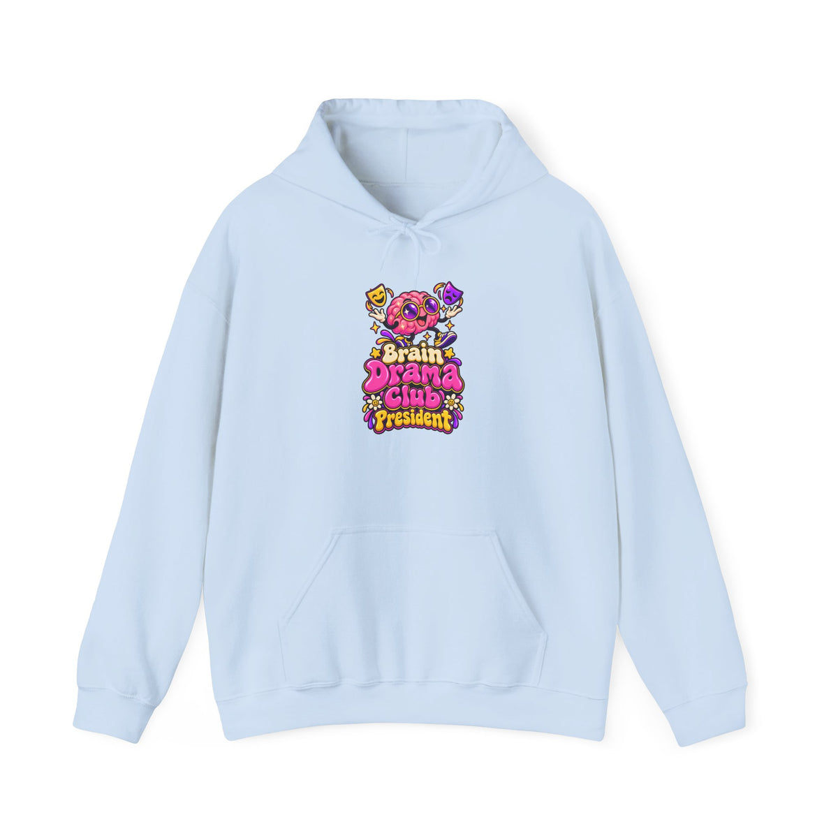 Brain Drama Club President Funny Y2K Hoodie