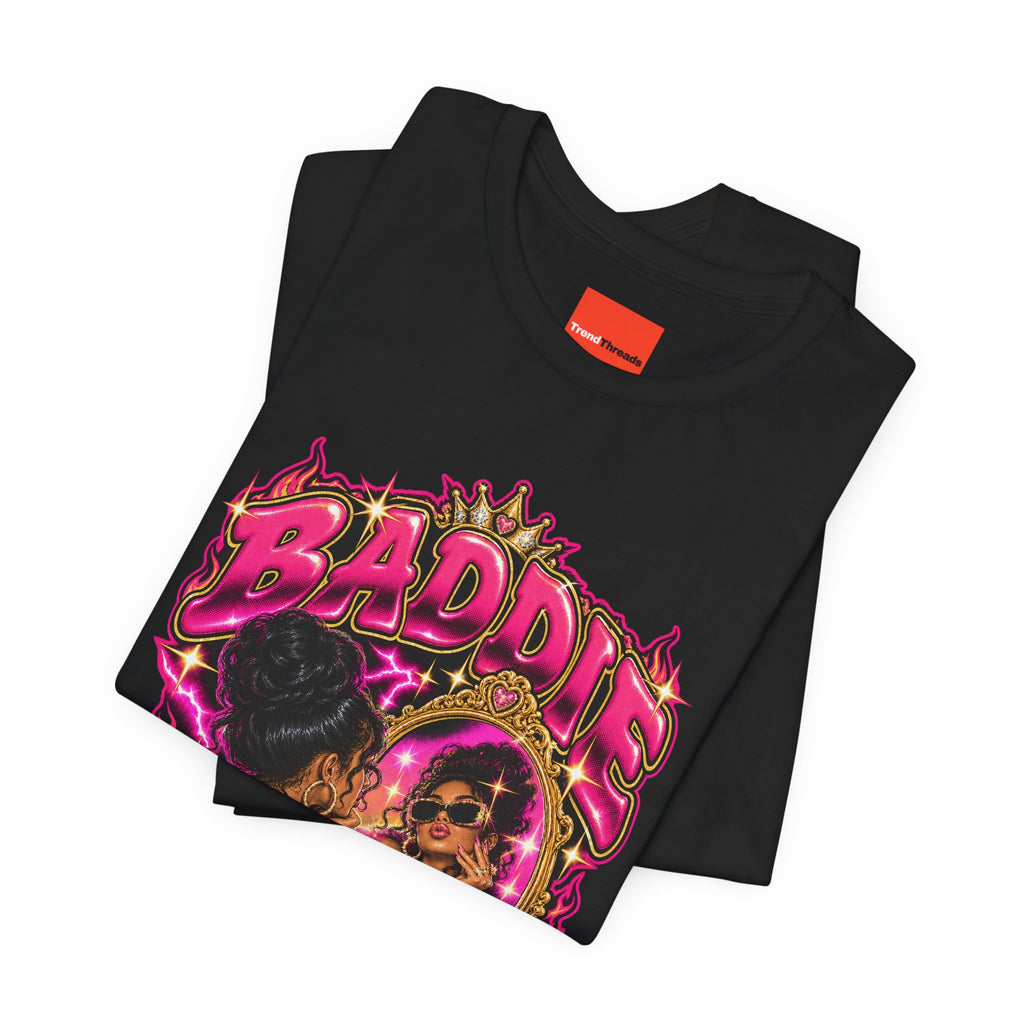 BADDIE Funny Retro Vintage T-Shirt