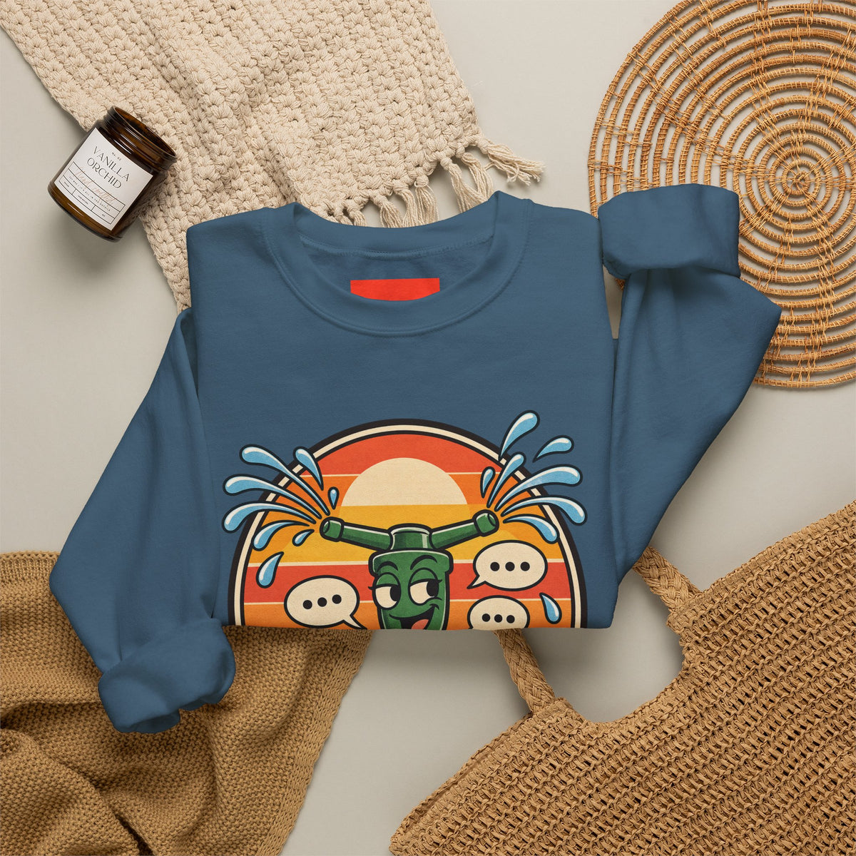 Fluent In Lawn Gossip Funny Gardening Sweatshirt