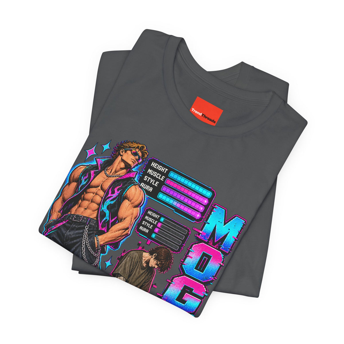 MOGGED Funny Y2K Graphic T-Shirt