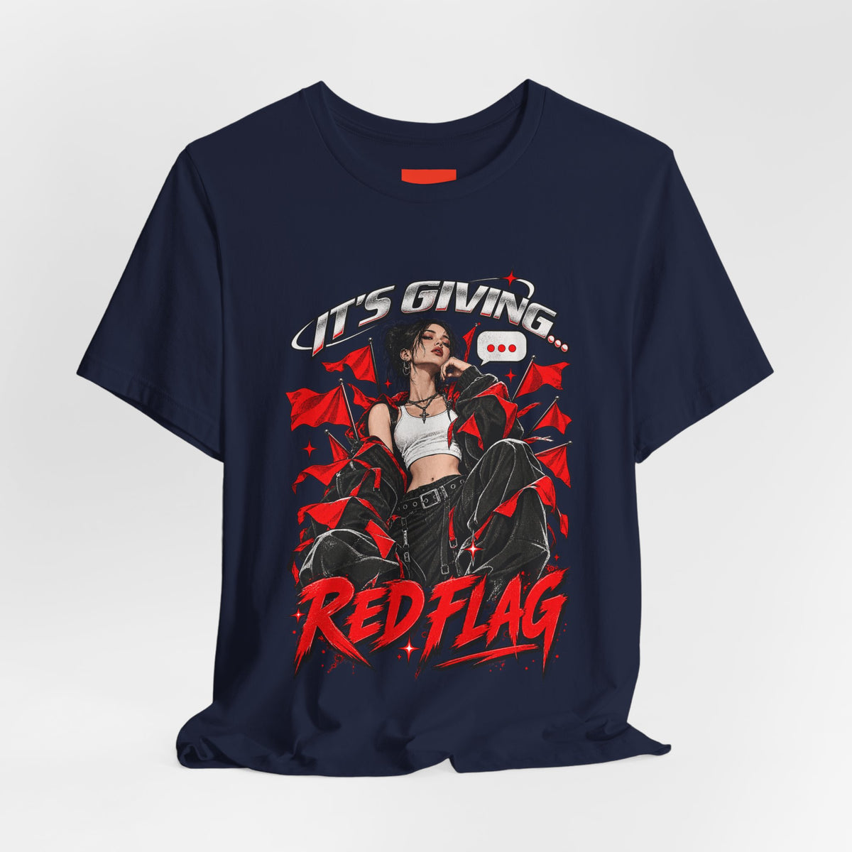 IT’S GIVING… RED FLAG Funny Graphic T-Shirt