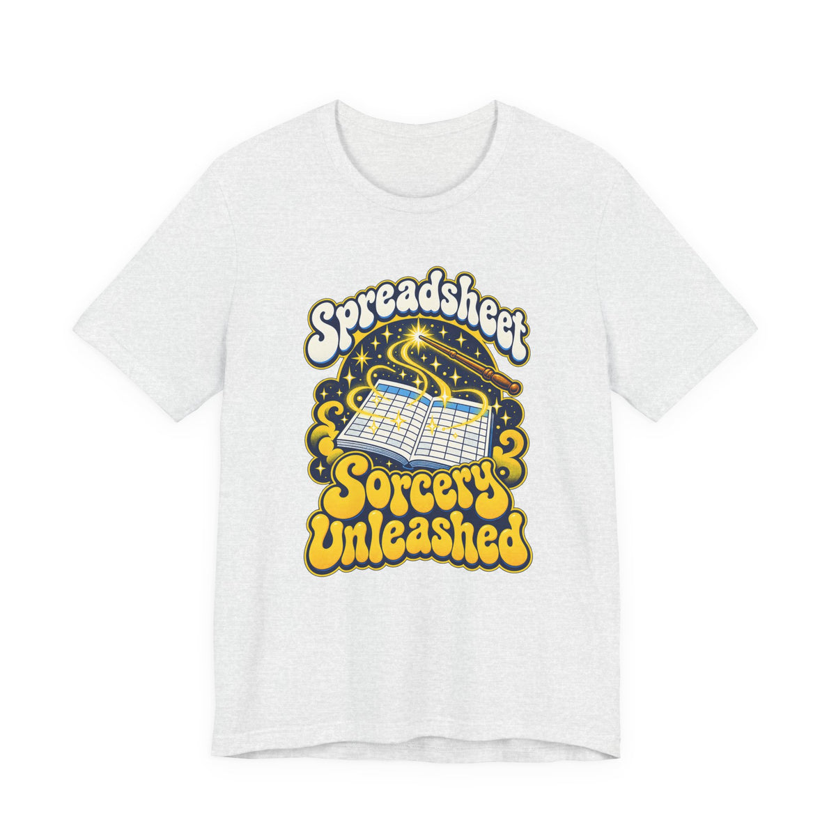 Spreadsheet Sorcery Unleashed Funny Office Humor T-Shirt