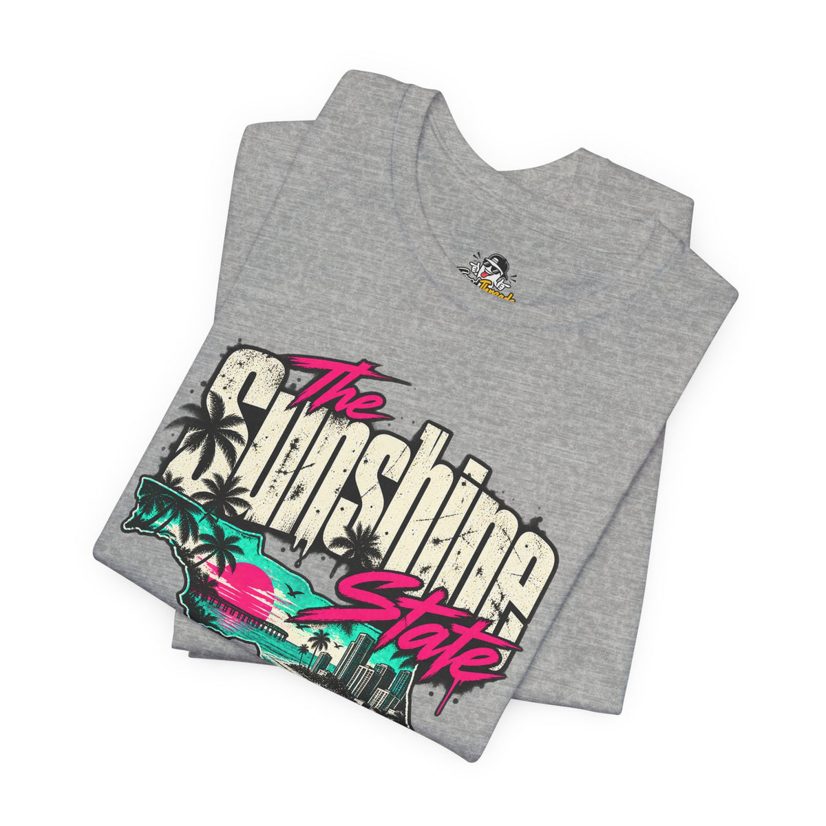The Sunshine State Funny Minimalist Typography T-Shirt