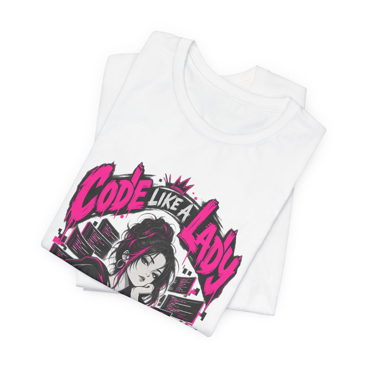 Code Like A Lady Funny Programmer T-Shirt