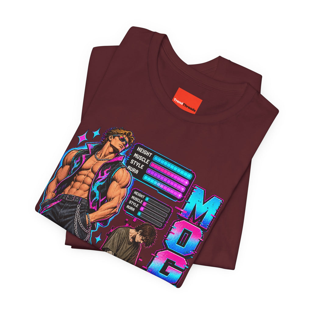 MOGGED Funny Y2K Graphic T-Shirt