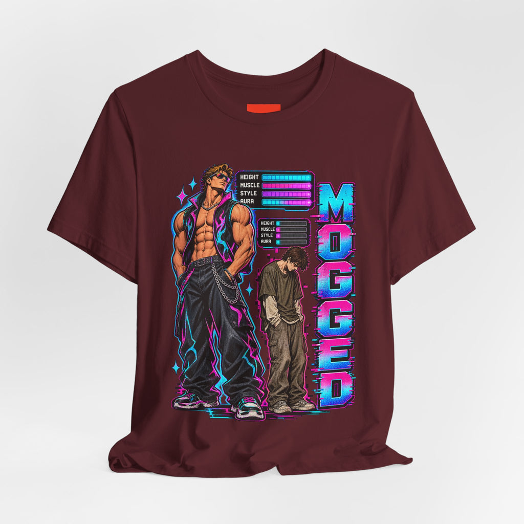 MOGGED Funny Y2K Graphic T-Shirt