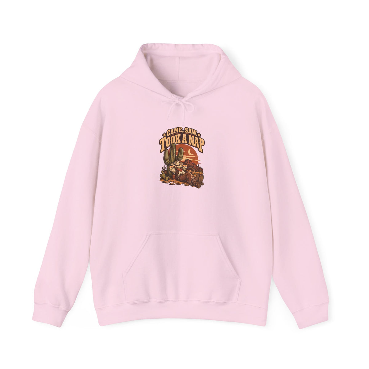 Came, Saw, Took A Nap Funny Self-Deprecating Hoodie