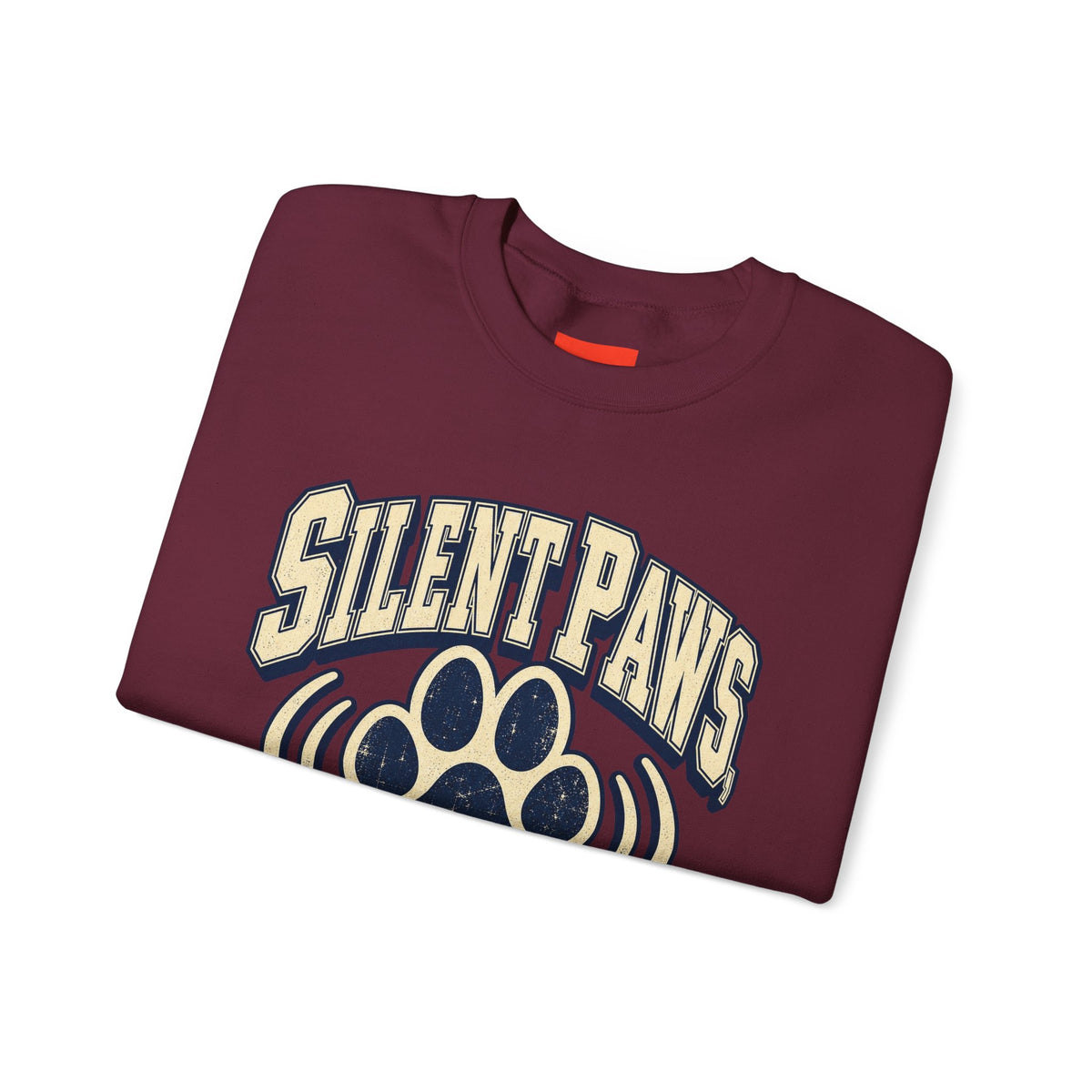 Silent Paws, Loud Moves Funny Cat Lover Sweatshirt