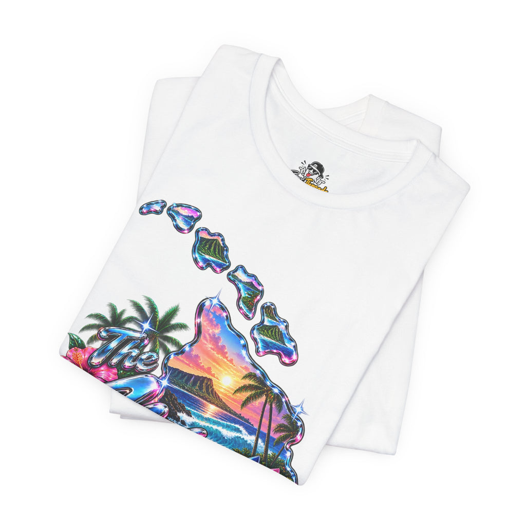 The Aloha State Funny Minimalist Typography T-Shirt