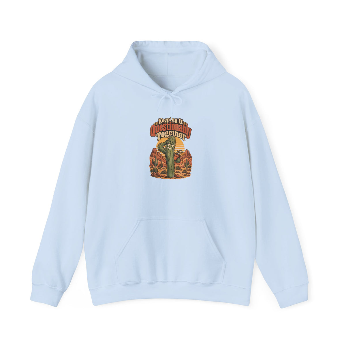 Keeping It Questionably Together Funny Western Ranch Hoodie