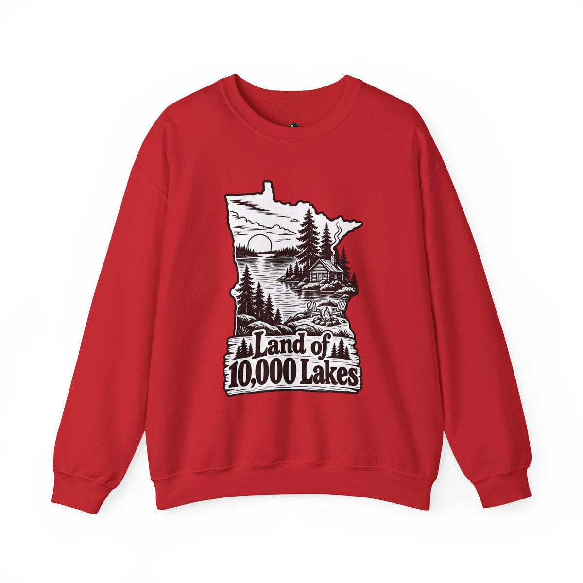 Land of 10,000 Lakes Funny Retro Vintage Sweatshirt