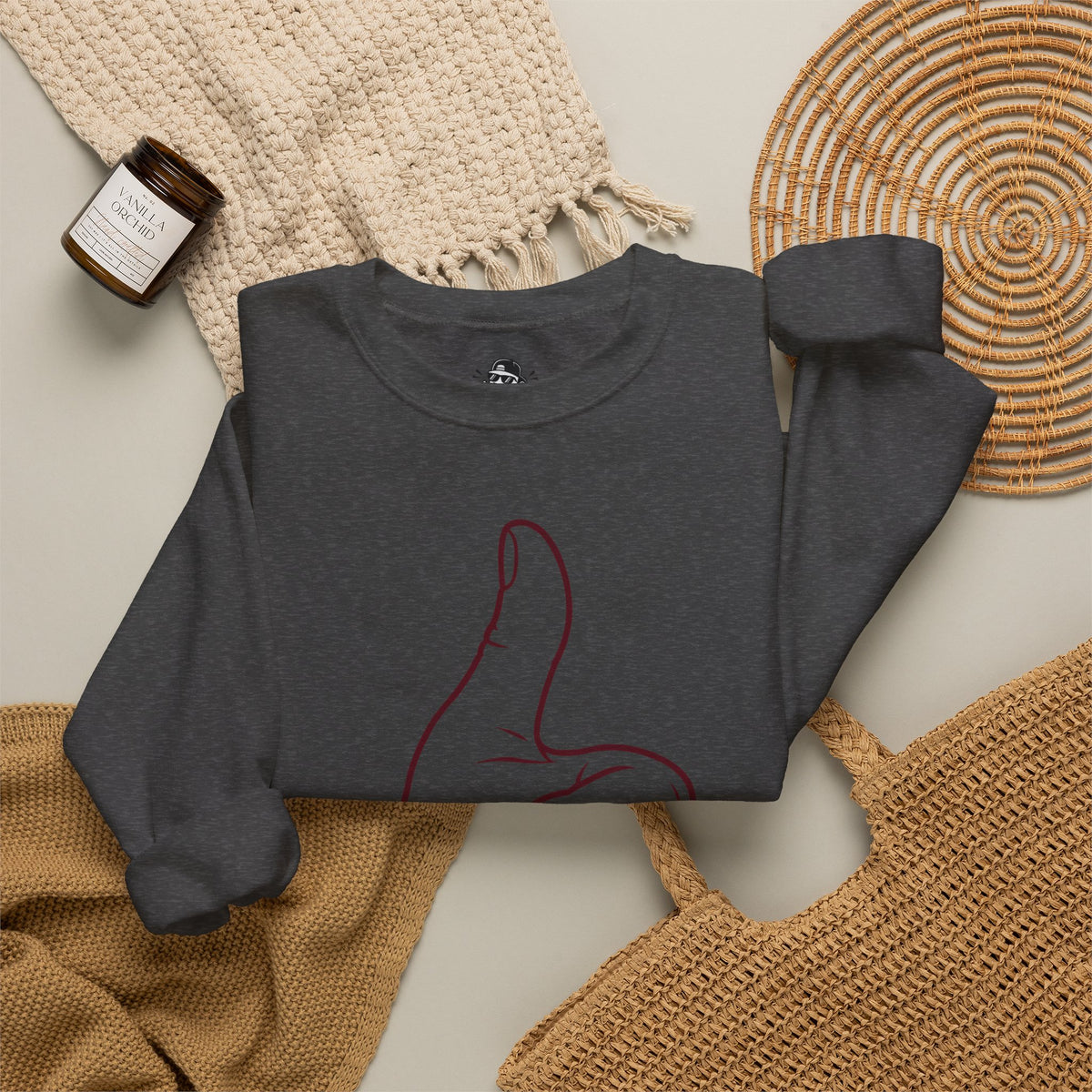Thumbs Up Spirit Crewneck Sweatshirt