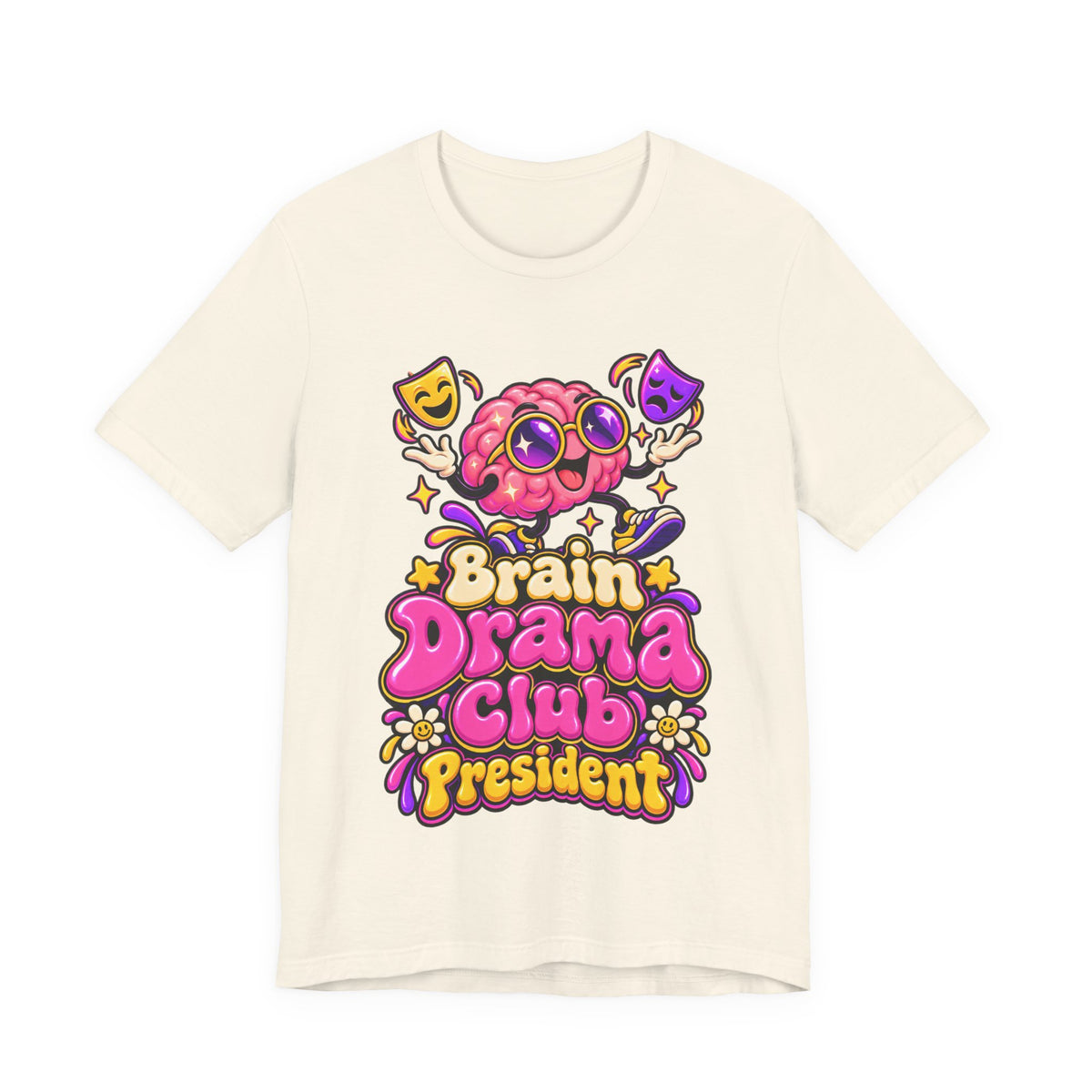 Brain Drama Club President Funny Y2K T-Shirt
