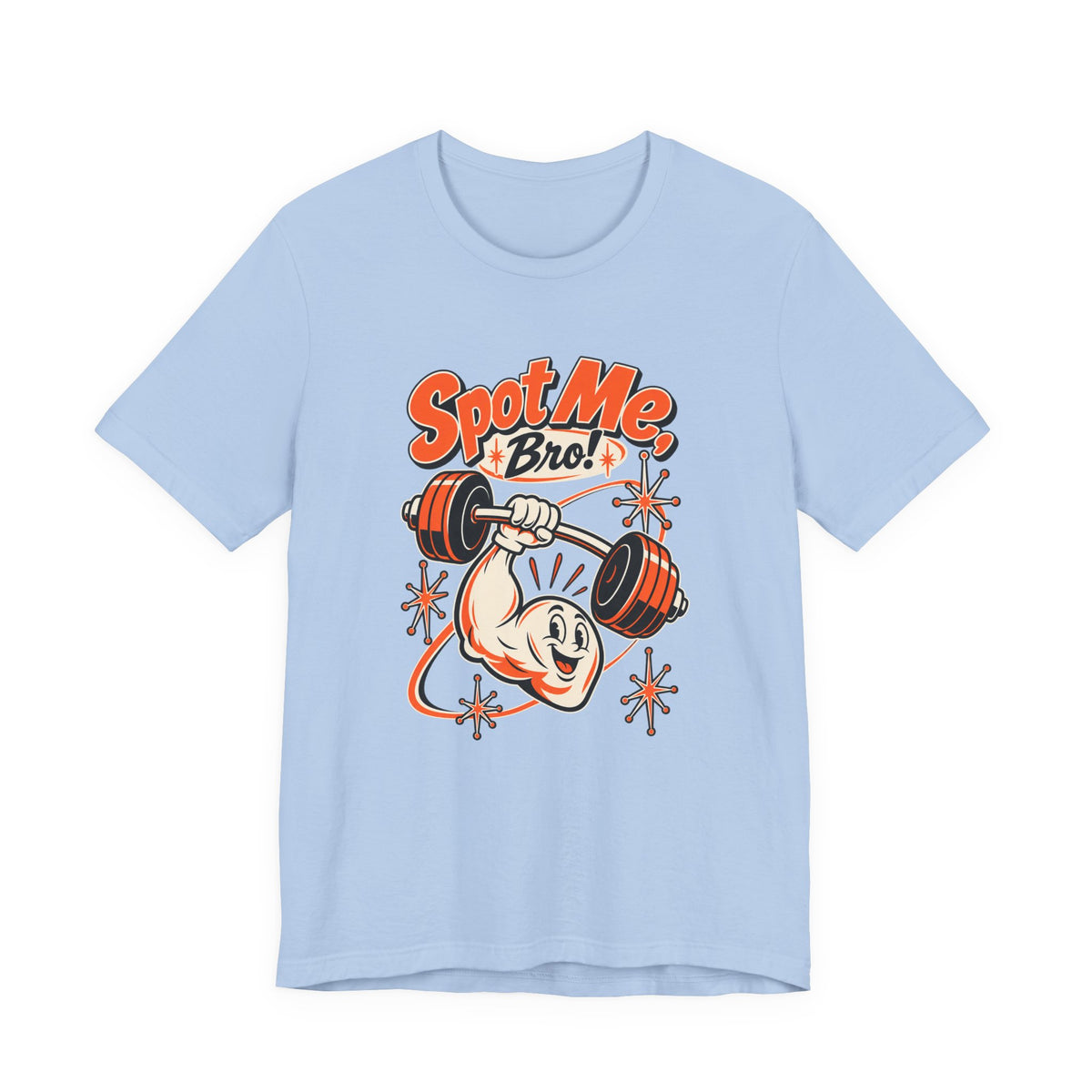 Spot Me, Bro! Funny Fitness T-Shirt