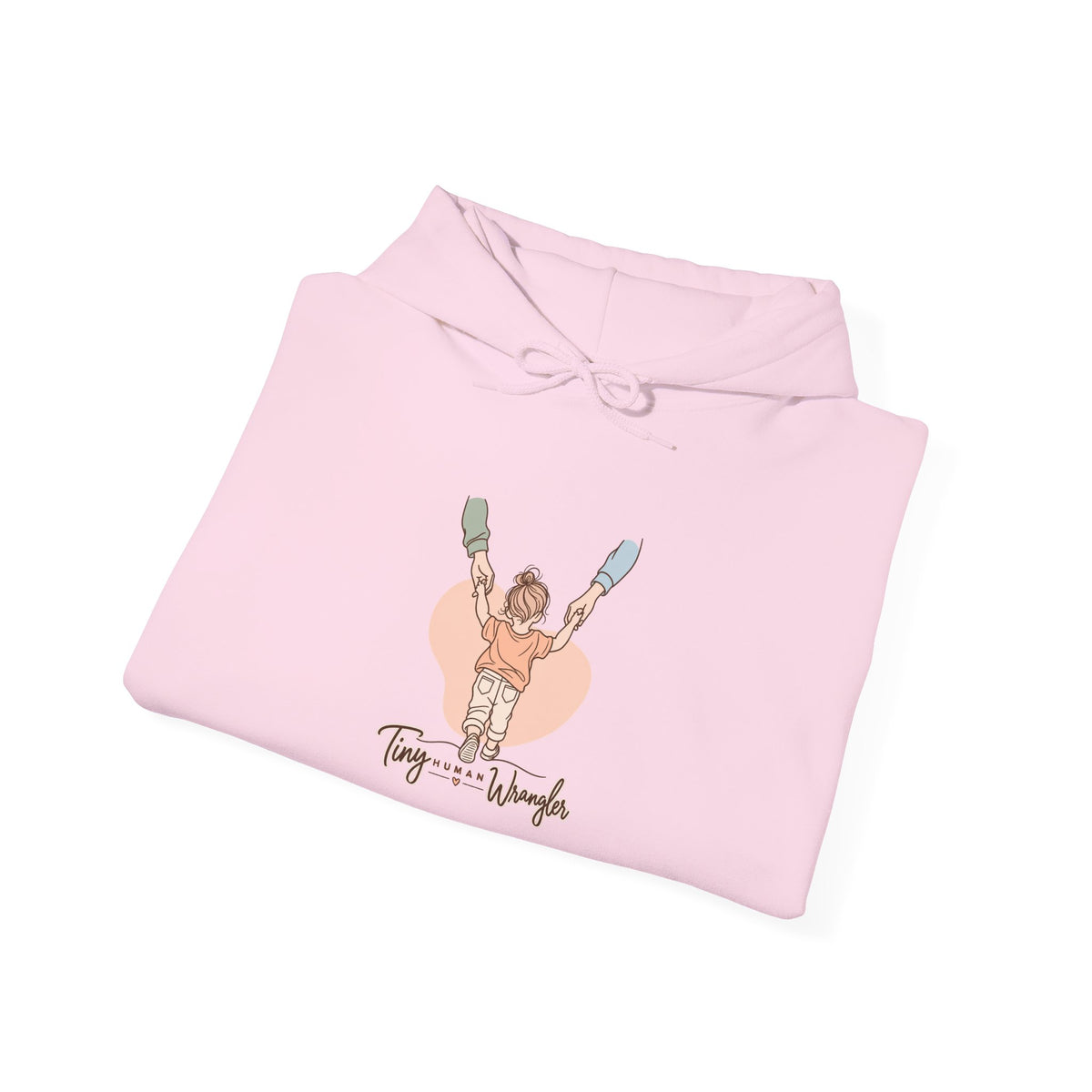 Tiny Human Wrangler Funny Parent Hoodie
