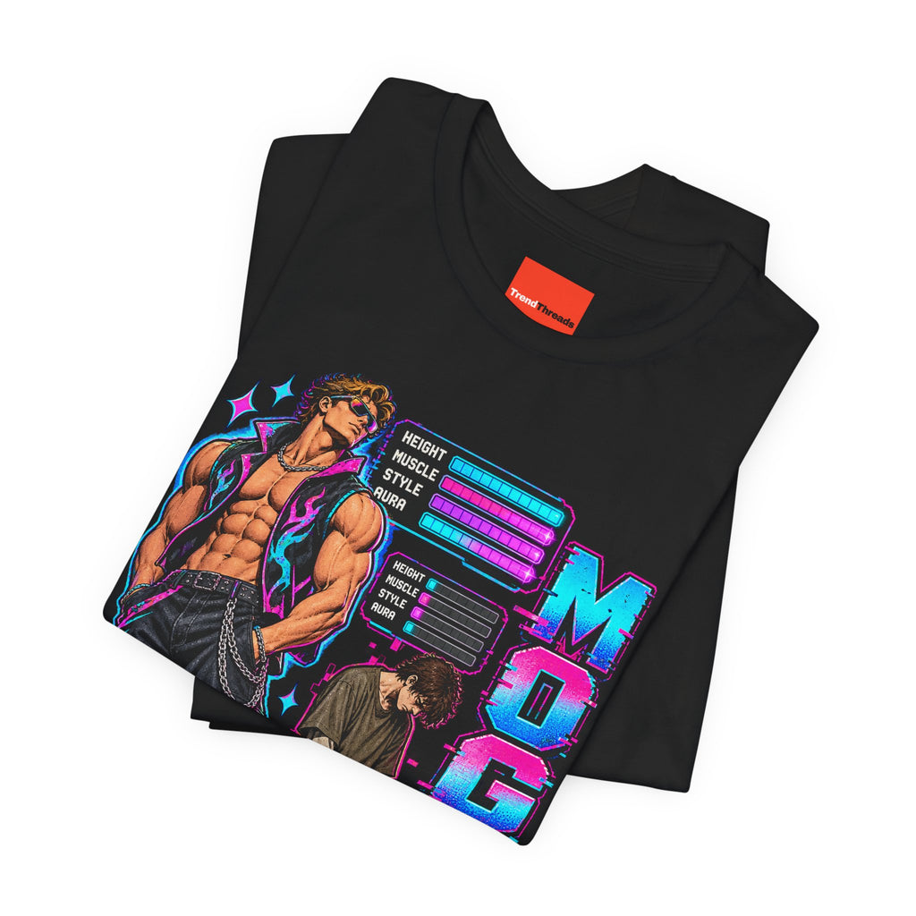 MOGGED Funny Y2K Graphic T-Shirt