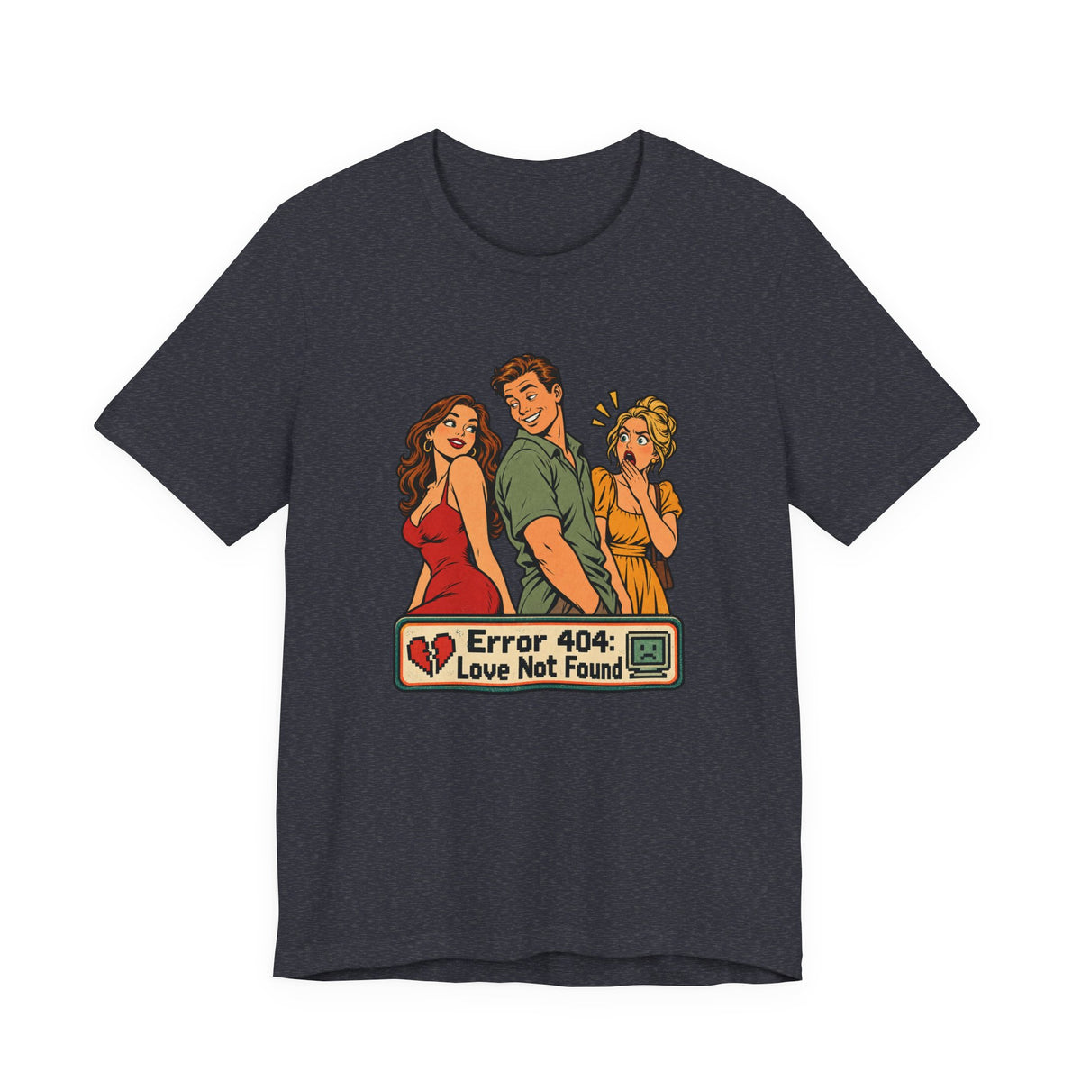 Error 404: Love Not Found Funny Programmer T-Shirt