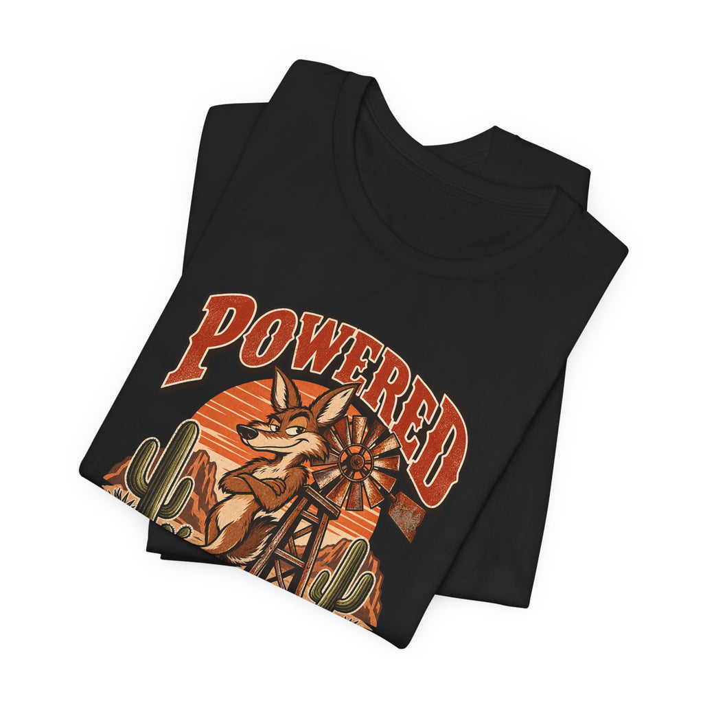 Powered By Passive Aggression Funny Western Ranch T-Shirt