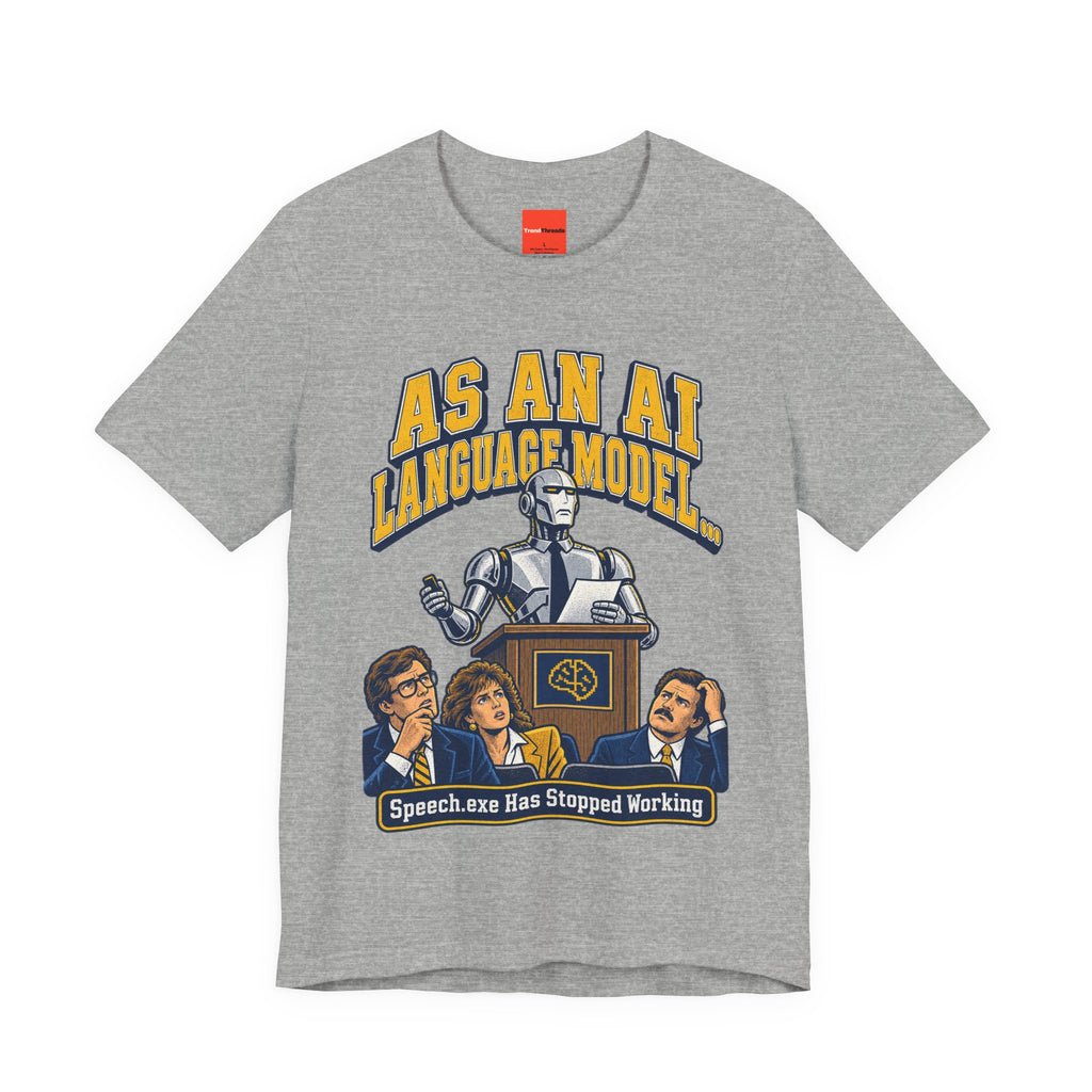 Speech.exe Has Stopped Working Funny Programmer T-Shirt