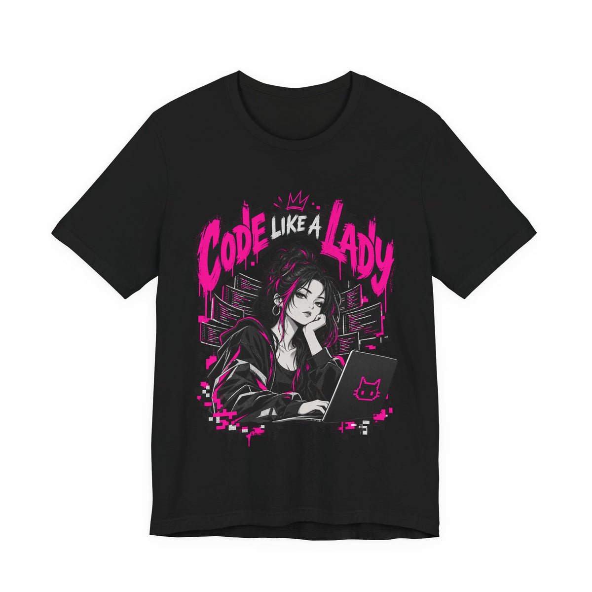 Code Like A Lady Funny Programmer T-Shirt