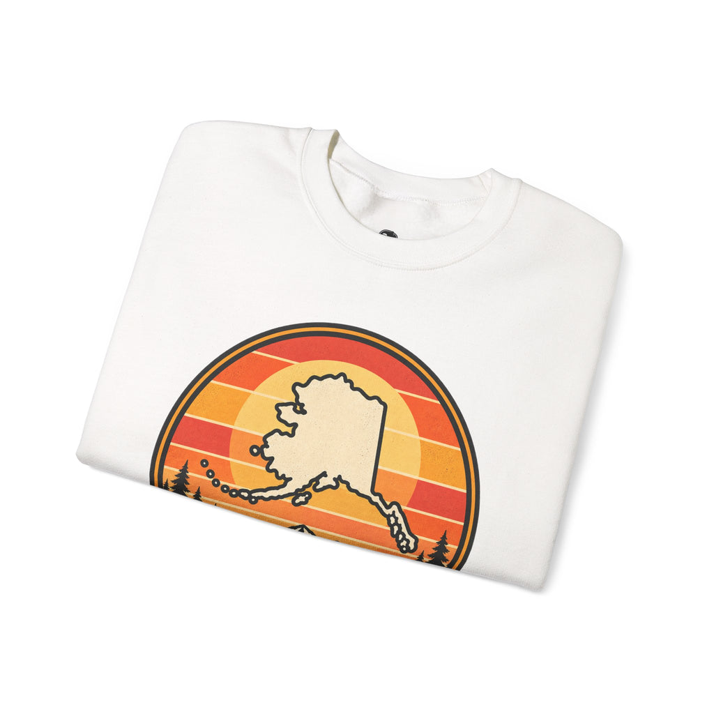The Last Frontier Funny Minimalist Typography Sweatshirt