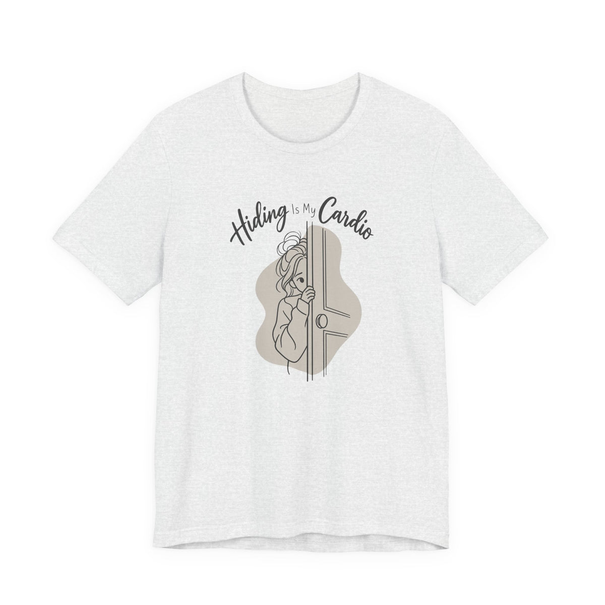 Hiding Is My Cardio Funny Introvert T-Shirt