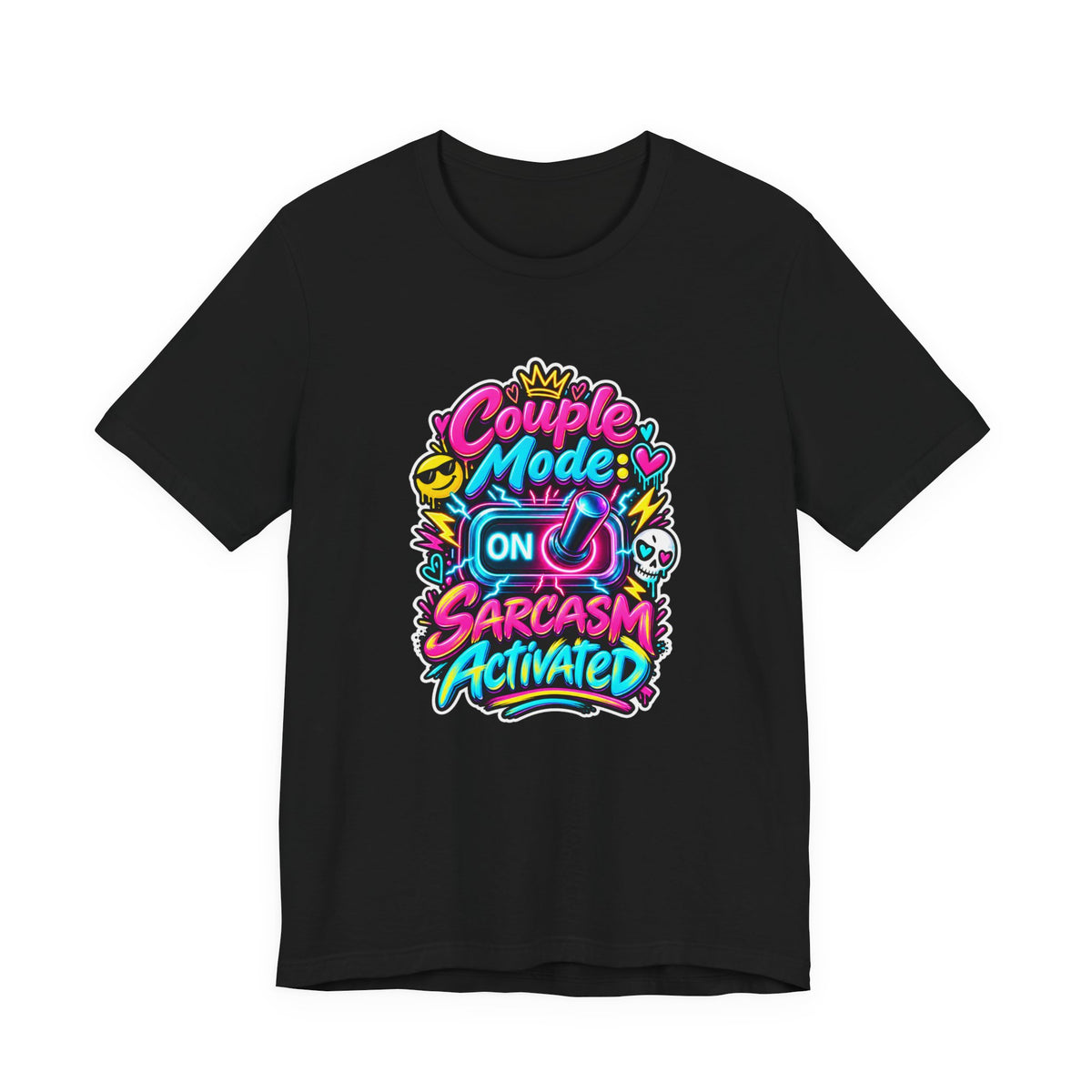 Couple Mode: Sarcasm Activated Funny Couples T-Shirt