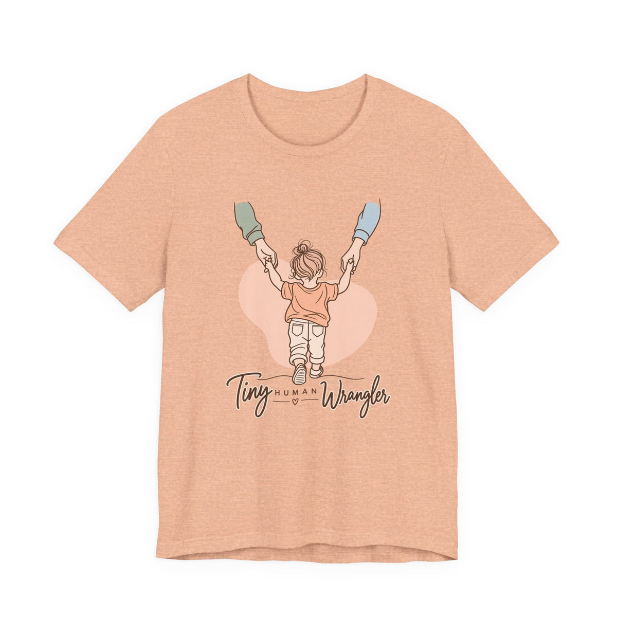 Tiny Human Wrangler Funny Parent T-Shirt