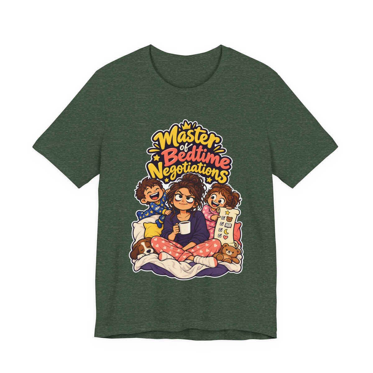Master of Bedtime Negotiations Funny Parent Humor T-Shirt