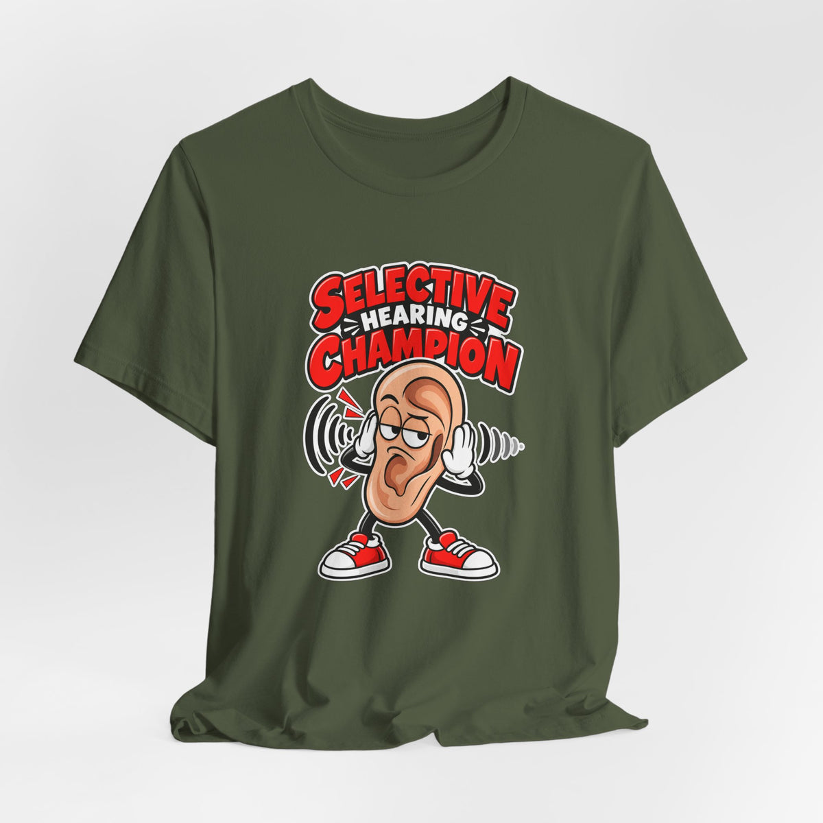 Selective Hearing Champion Funny Sarcastic T-Shirt