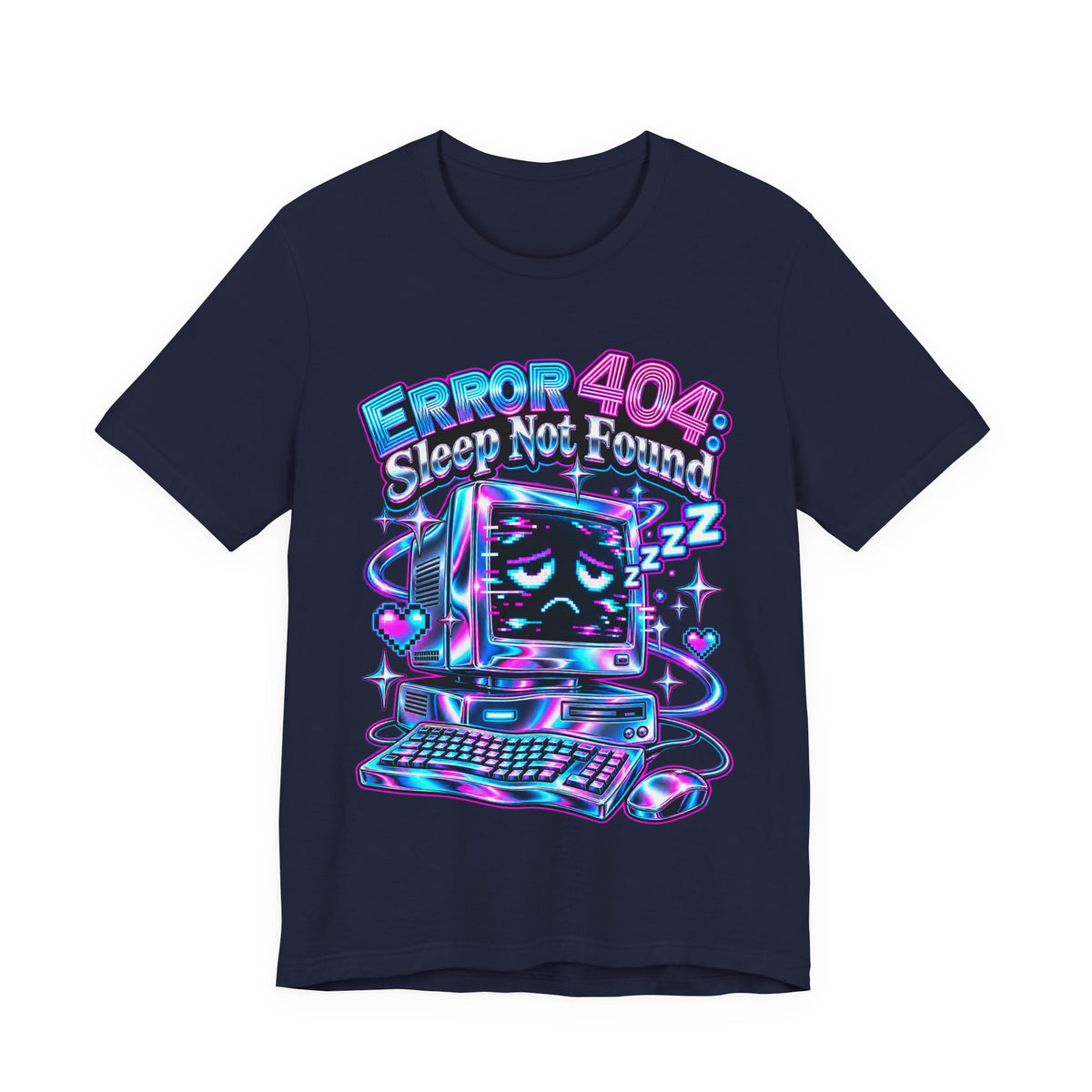 Error 404: Sleep Not Found Funny Programmer T-Shirt