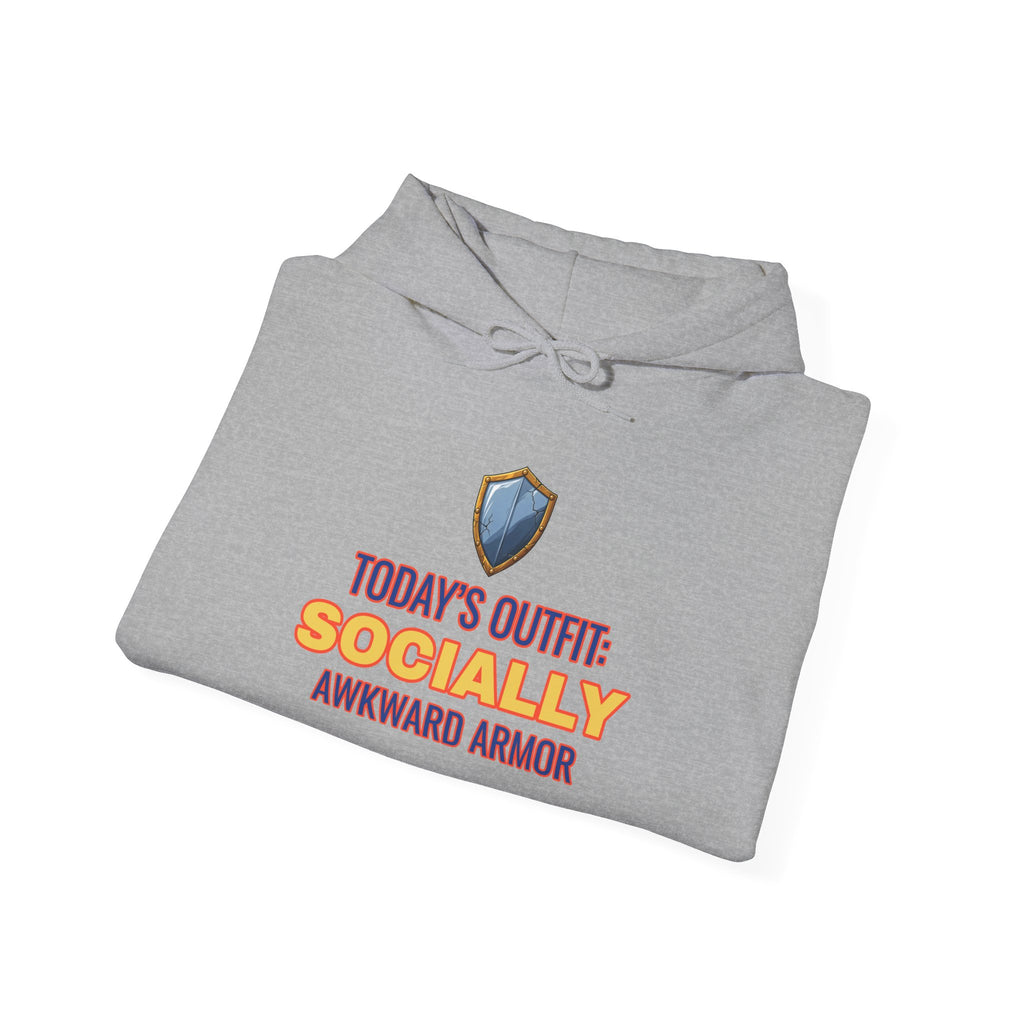 Today’s Outfit: Socially Awkward Armor Funny Introvert Hoodie