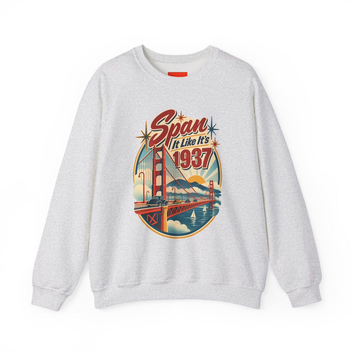 Span It Like It’s 1937 Funny Retro Sweatshirt