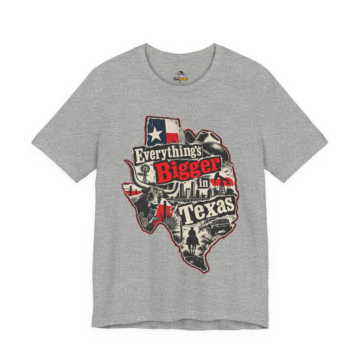 Everything's Bigger in Texas Funny Texan Pride T-Shirt