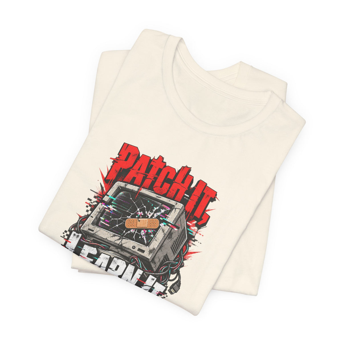 Patch It, Learn It, Repeat Funny Programmer T-Shirt