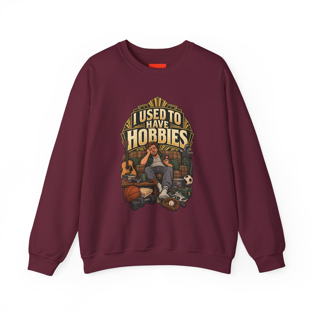 I USED TO HAVE HOBBIES Funny Retro Vintage Sweatshirt